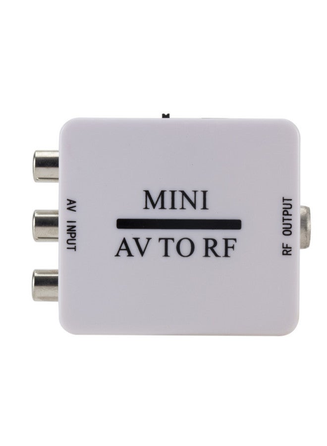 AV To RF Video Converter AV To RF Amplifier TV Switcher Support Rf67.25mhz61.25 MHz-Color:White - Image 4