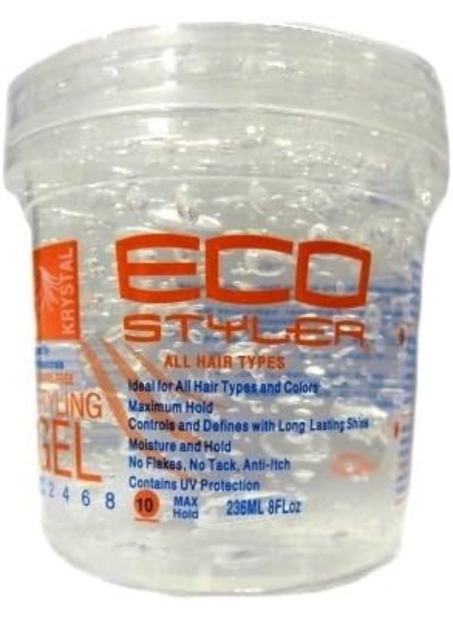 Eco Style جل تصفيف الشعر إيكو ستايل كريستال 236 مل