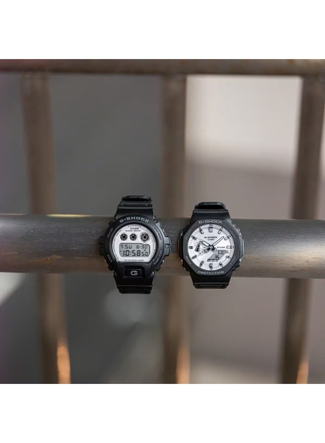 CASIO G-SHOCK Analog-Digital Watch GA-2100WD-1ADR, 45.4 mm White Dial, Carbon/Bio-Based Resin Case & Band, 200 M WR - Image 5