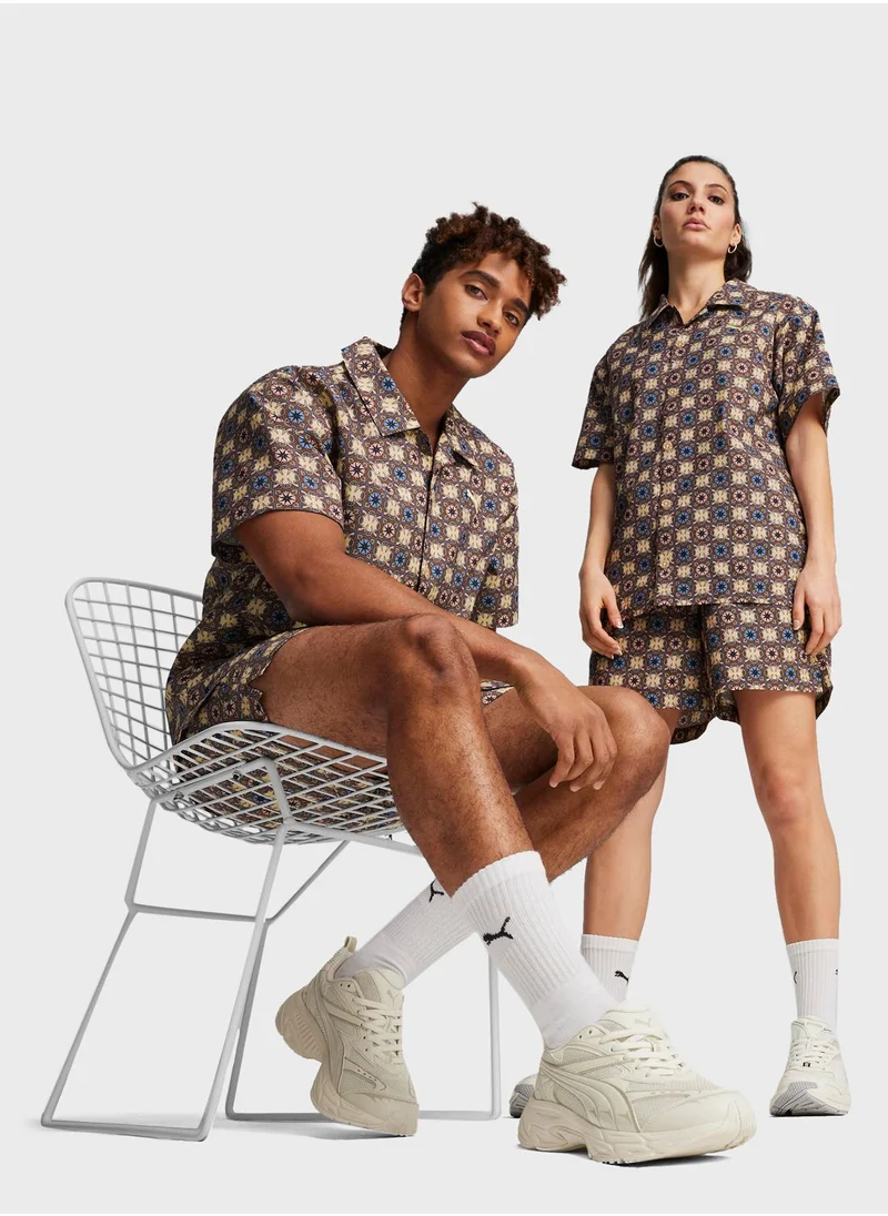 PUMA Classics New Prep All Over Printed Shirt