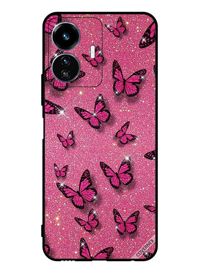Covernex Protective Case Cover For vivo Y77e Glitters & Butterflies - Image 1