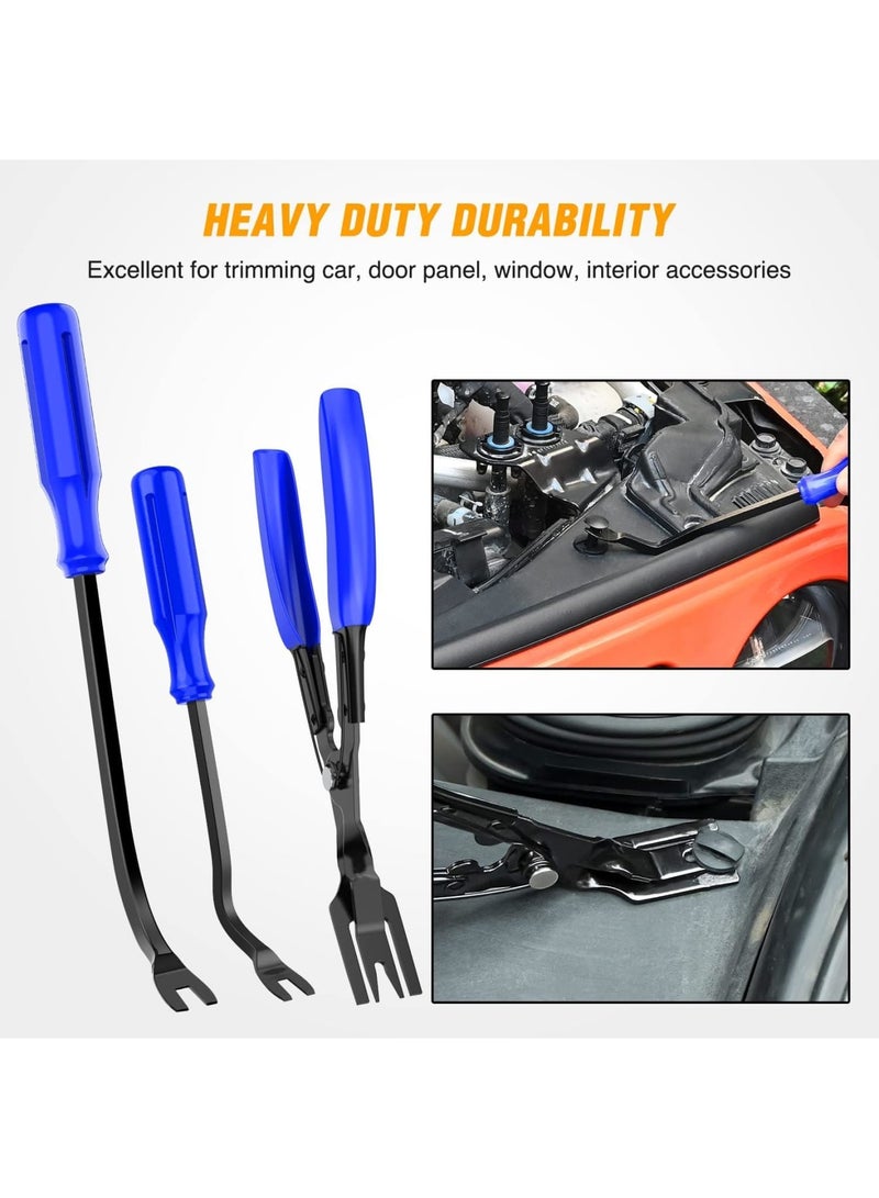 SOLARAE Car Trim Tool Kit, 248-Pcs Auto Clip Body Panel Tools Set for Automotive Interior Trim & Repair, Assorted Sizes Cable Fastener Terminal Tool - Image 5