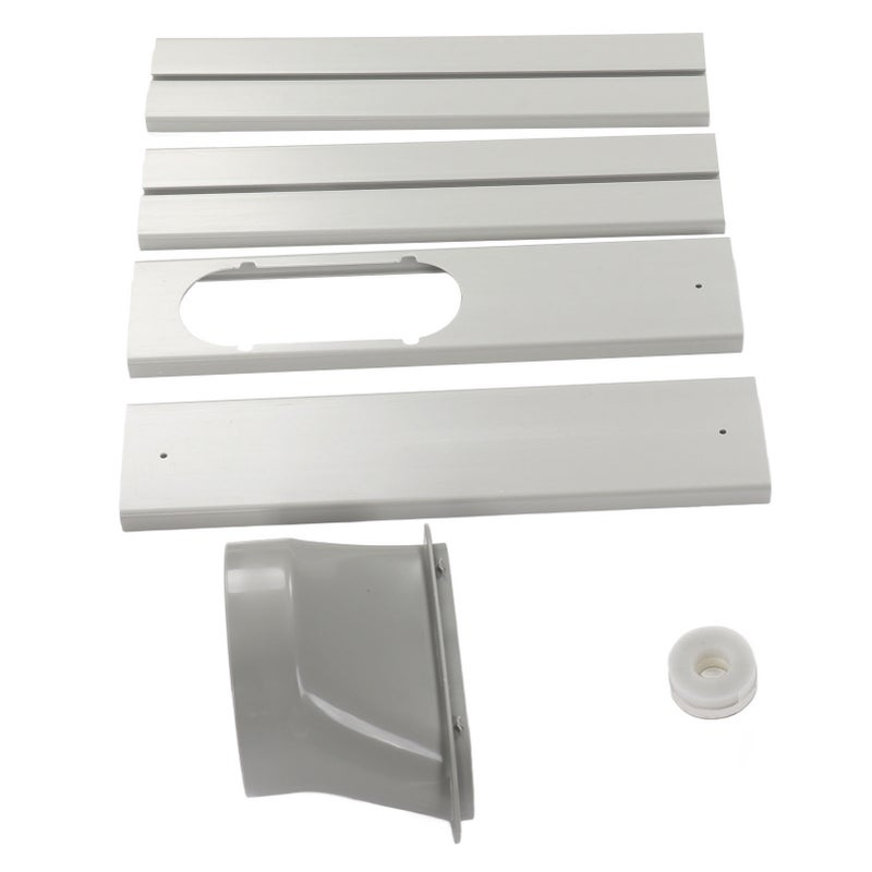 Portable Air Conditioner Window Kit: Durable PVC Material, No Gap Design, Universal Adapter - Stable Performance AC Window Baffle for Home Office Sliding Door Use - Image 1