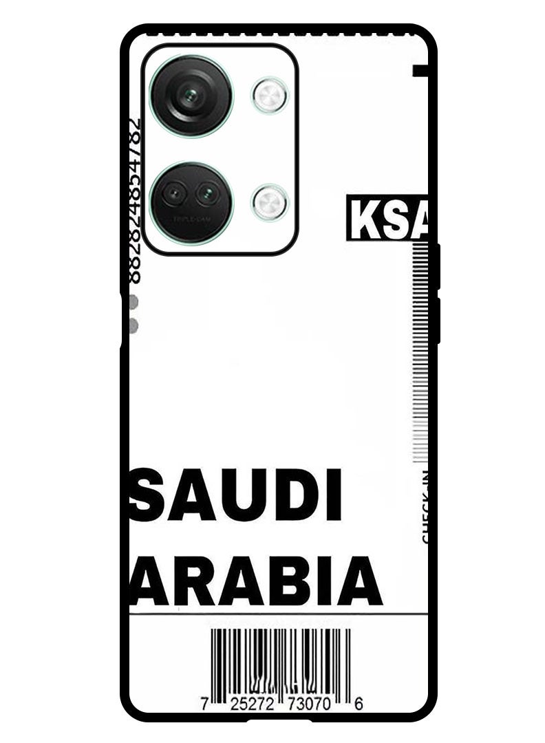 Theodor Protective Case Anti Scratch Shock Proof Bumper Cover For OnePlus Nord 3 Saudi boarding pass - Image 1