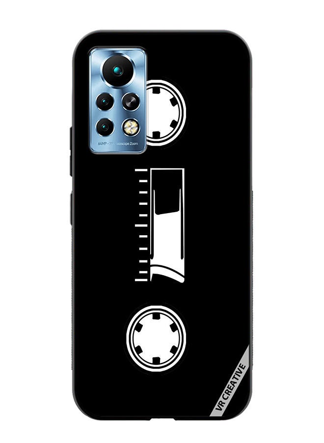 VR CREATIVE Protective Case Cover For Infinix Note 11 Pro Cassette Tape Design Multicolour - Image 1