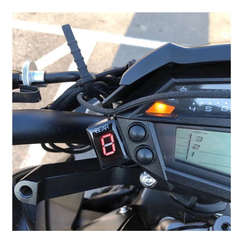 مؤشر ناقل الحركة الأحمر للدراجة النارية لـ SFV400 SFV650 2009 2015 عرض عداد 1-6 سرعات - Image 5