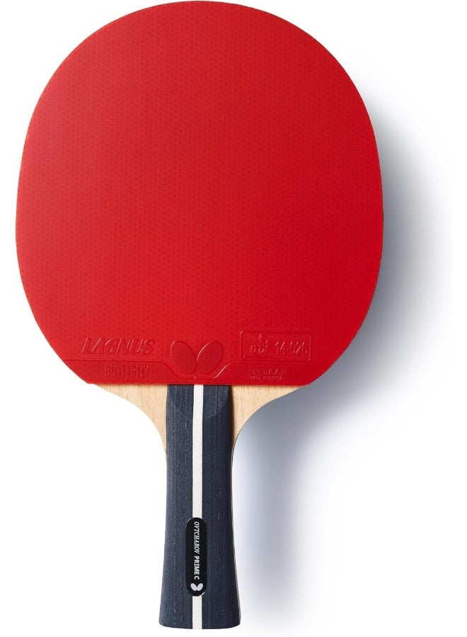 Butterfly Ovtcharov Prime C Table Tennis Bat, Professional Carbon Bat for Performance-Oriented Club Players, ITTF Approved for Competitions, Extremely Grippy/Sticky Pads for Maximum Spin - Image 2