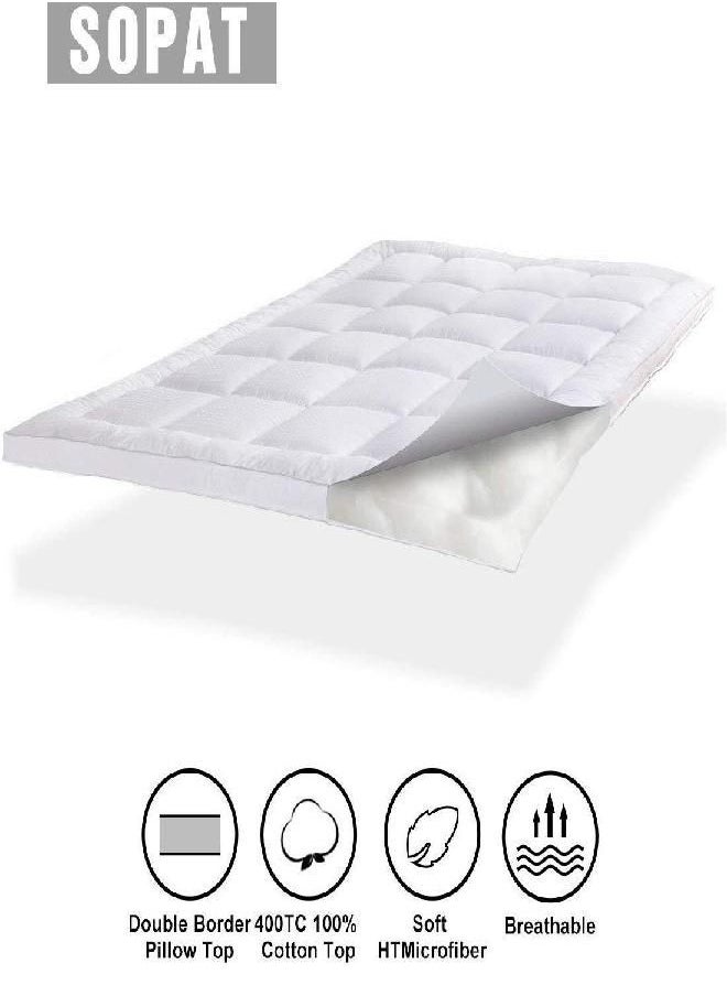 Utopia Bedding - Utopia Bedding Waterproof Pillow Protector Zippered (4 Pack) King - Bed Bug Proof Pillow Encasement 20 x 38 Inches - Image 1