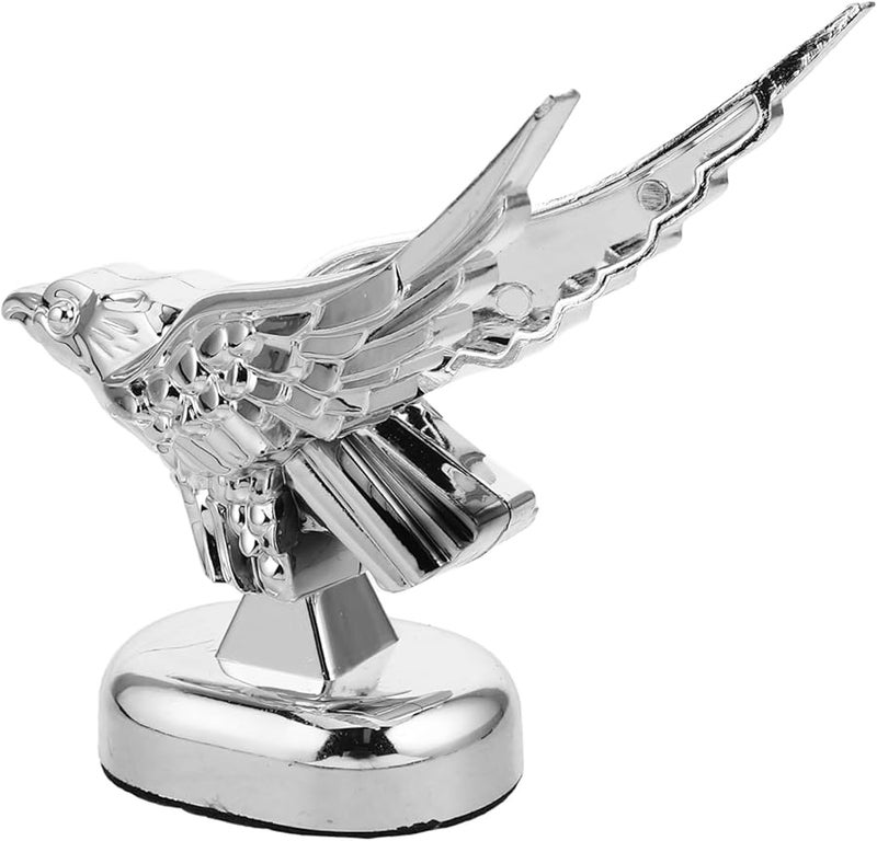 Vintage Eagle Plastic Hood Ornament Easy Installation for Cars and Trucks - Image 1