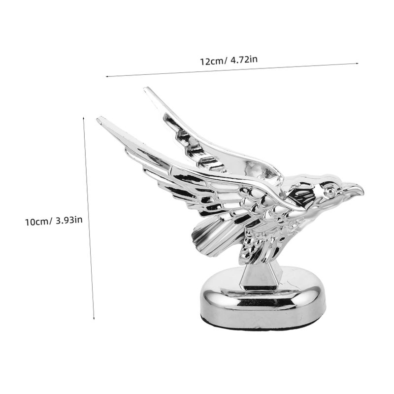 Vintage Eagle Plastic Hood Ornament Easy Installation for Cars and Trucks - Image 3