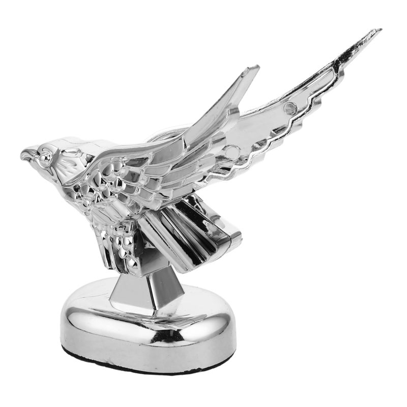 Vintage Eagle Plastic Hood Ornament Easy Installation for Cars and Trucks - Image 2
