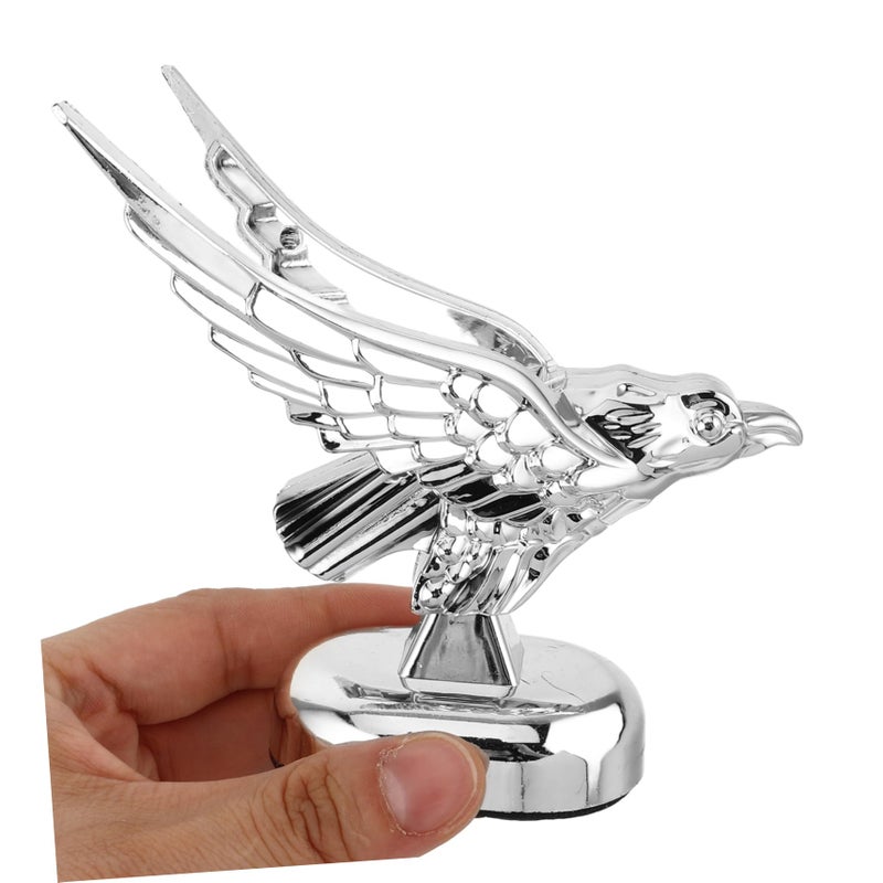 Vintage Eagle Plastic Hood Ornament Easy Installation for Cars and Trucks - Image 4
