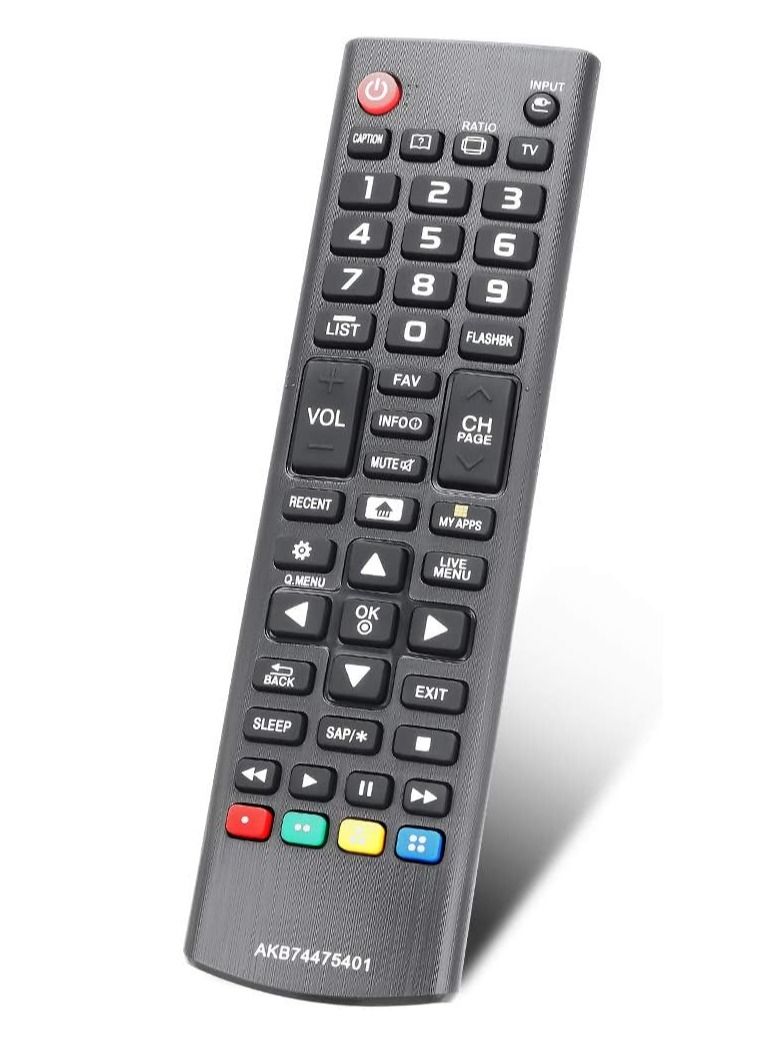 AKB74475401 Remote Control Compatible Replacement for LG TV 43LF5900 43UF6400 43UF6430 43UF6800 43UF6900 43UF7590 43UF7600 49LF5900 49UF6400 49UF6430 49UF6490 49UF6800 49UF6900 49UF759 - Image 1