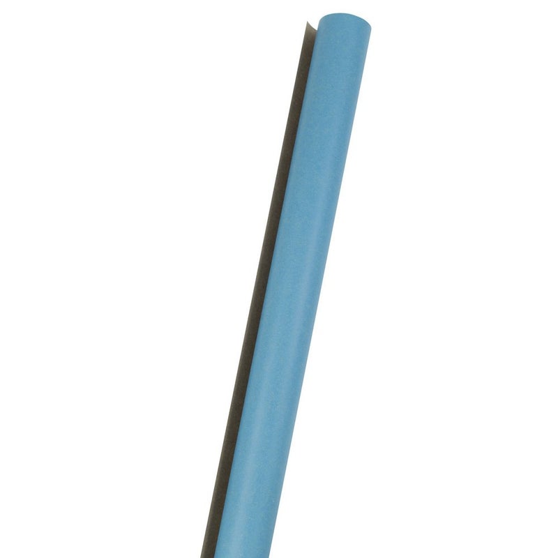 JAM Paper Gift Wrap - Kraft Wrapping Paper - 25 Sq Ft - Blue Kraft Paper - Roll Sold Individually - Image 2