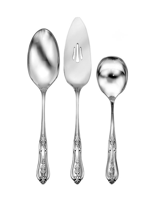 Liberty Tabletop Kensington 3 Piece Hostess Set Includes Casserole Spoon, Gravy Ladle and Pie Server MADE IN USA - Image 1