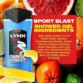 Lynx Shower Gel Recharge 225ml - Image 3
