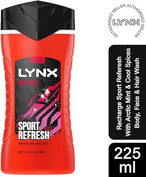 Lynx Shower Gel Recharge 225ml - Image 4