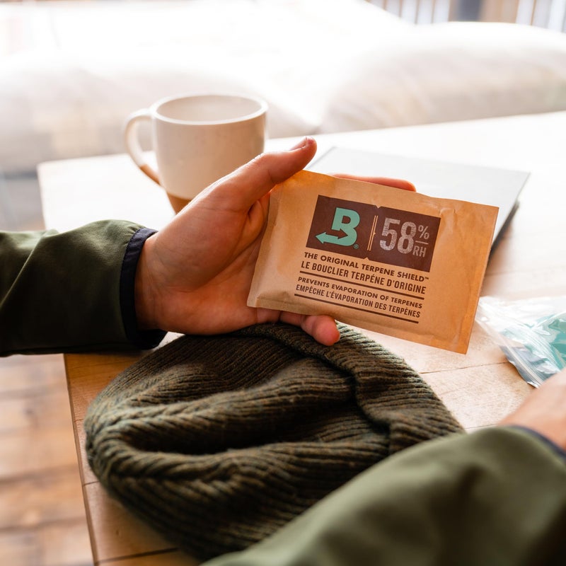 Boveda 58% Two-Way Humidity Control Packs For Storing 1 lb â€“ Size 67 â€“ 4 Pack â€“ Moisture Absorbers for Storage Containers â€“ Humidifier Packs â€“ Hydration Packets in Resealable Bag - Image 2