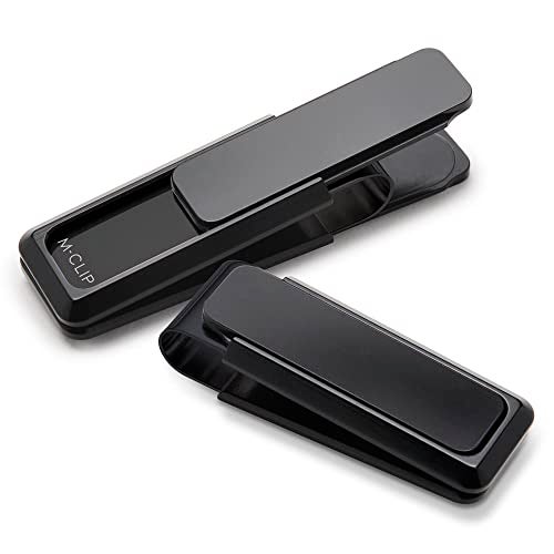 M-Clip Aluminum Blackout Money Clip - Cash and Credit Card Holder for Men - Minimalist Slim Wallet Alternative - Image 2