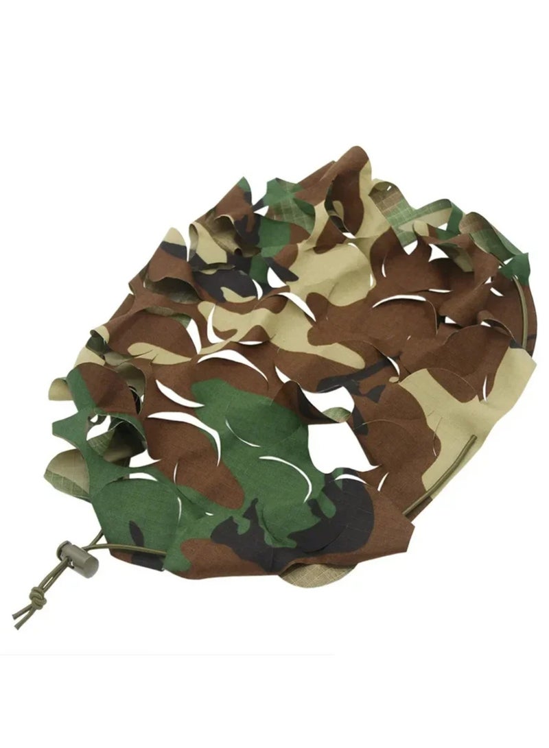 Camo Fast Helmet Cover Protector Laser Cut Leaf Shape Helmet Cloth Hunting Helmets Accessories - Image 2