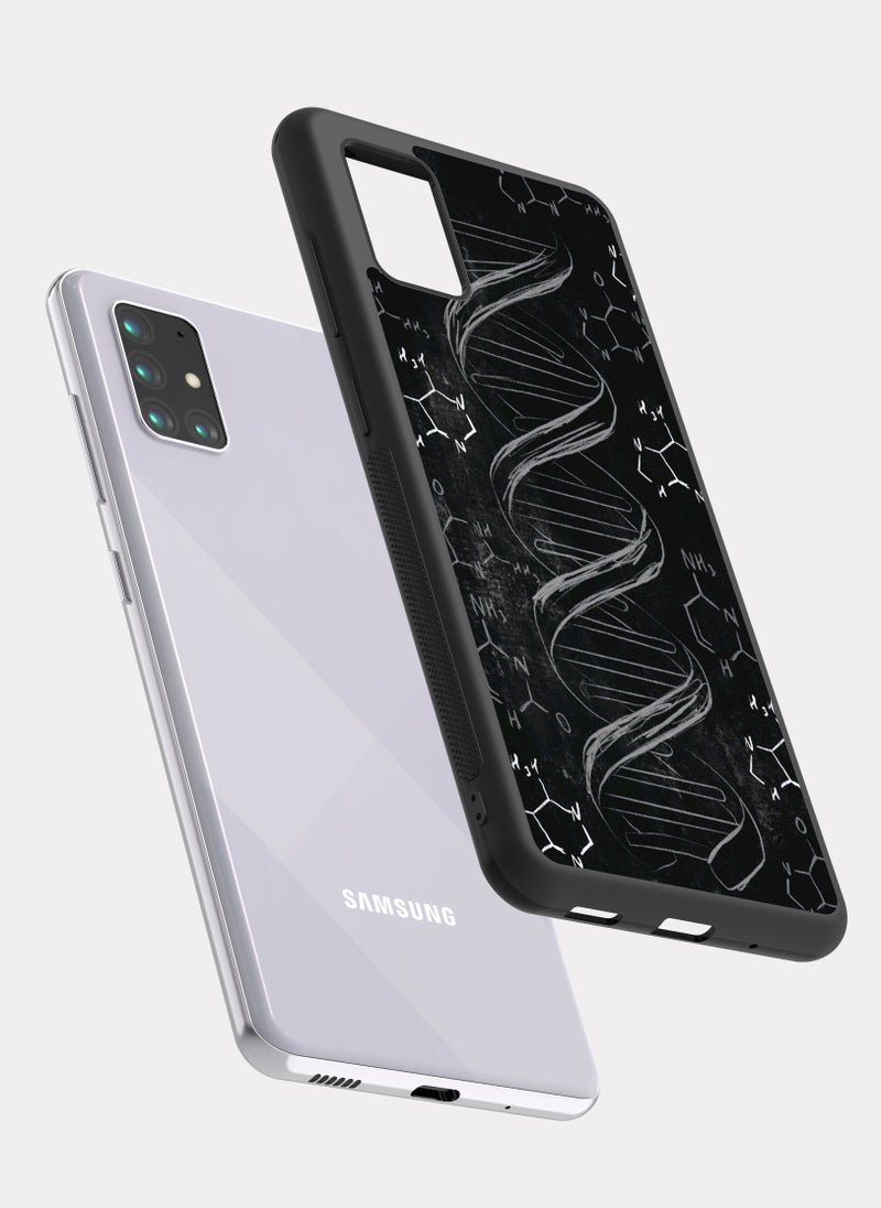 بكسلات كفر سامسونج جالكسي ايه 71 الحمض النووي دي ان اية ابيض - Image 2