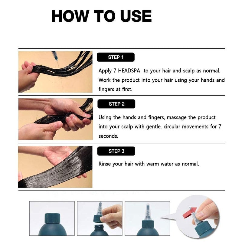 Head Spa 7 HeadSpa7- Anti Hair Loss Treatment, 6.76 Fl Oz (200ml) - Hair Growth Conditioner for Thickening and Volumizing, Natural Regrowth Mask, Deep Scalp Treatment for Damaged Hair - Image 2