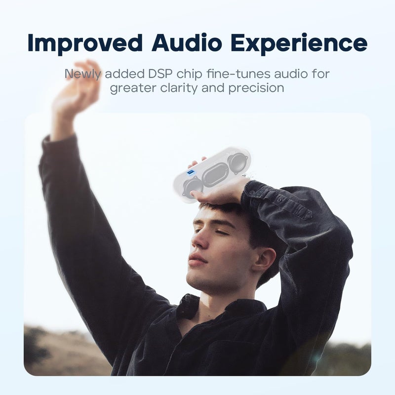 Tribit XSound Go Bluetooth Speaker with 16W Loud Sound & Rich Bass, 24H Playtime, IPX7 Waterproof, Wireless Stereo Pairing, USB-C, Portable Wireless Speaker for Home, Outdoors, Travel (Blue) - Image 3