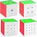 D-FantiX DFantiX Speed Cube Set Meilong MF2S 2x2 MF3S 3x3 MF4S 4x4 MF5S 5x5 Stickerless Speed Cubes Bundle with Gift Box - Image 2