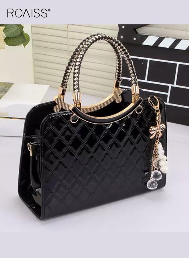 roaiss New Style Womens Handbags Black Wedding Bags Ladies Bags Messenger Bags Light Luxury High End Tote Bags for Work Travel Shopping Gift - Image 1