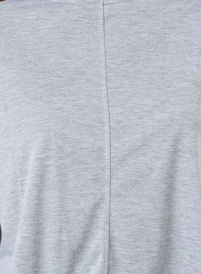 Styli Solid Boxy T-Shirt and Wide Pyjama Set - Image 3