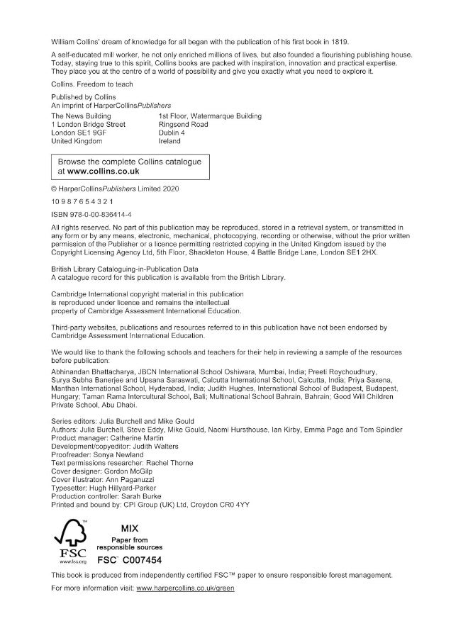 Collins Cambridge Lower Secondary English - Lower Secondary English Teacher's Guide: Stage 9 - Image 2