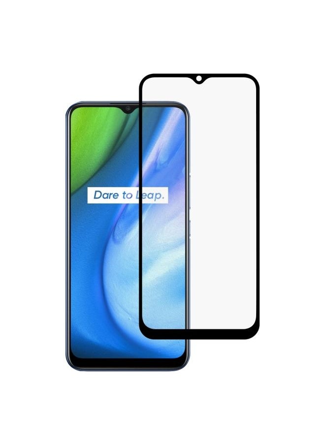 HuHa Screen Protector For OPPO Realme V3 Full Glue Full Screen Tempered Glass Film 