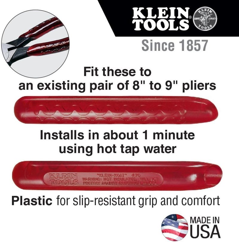 Klein Tools 89 Replacement Handles - Plastic Handle Replacement Set for 8 to 9-Inch Pliers - Image 2