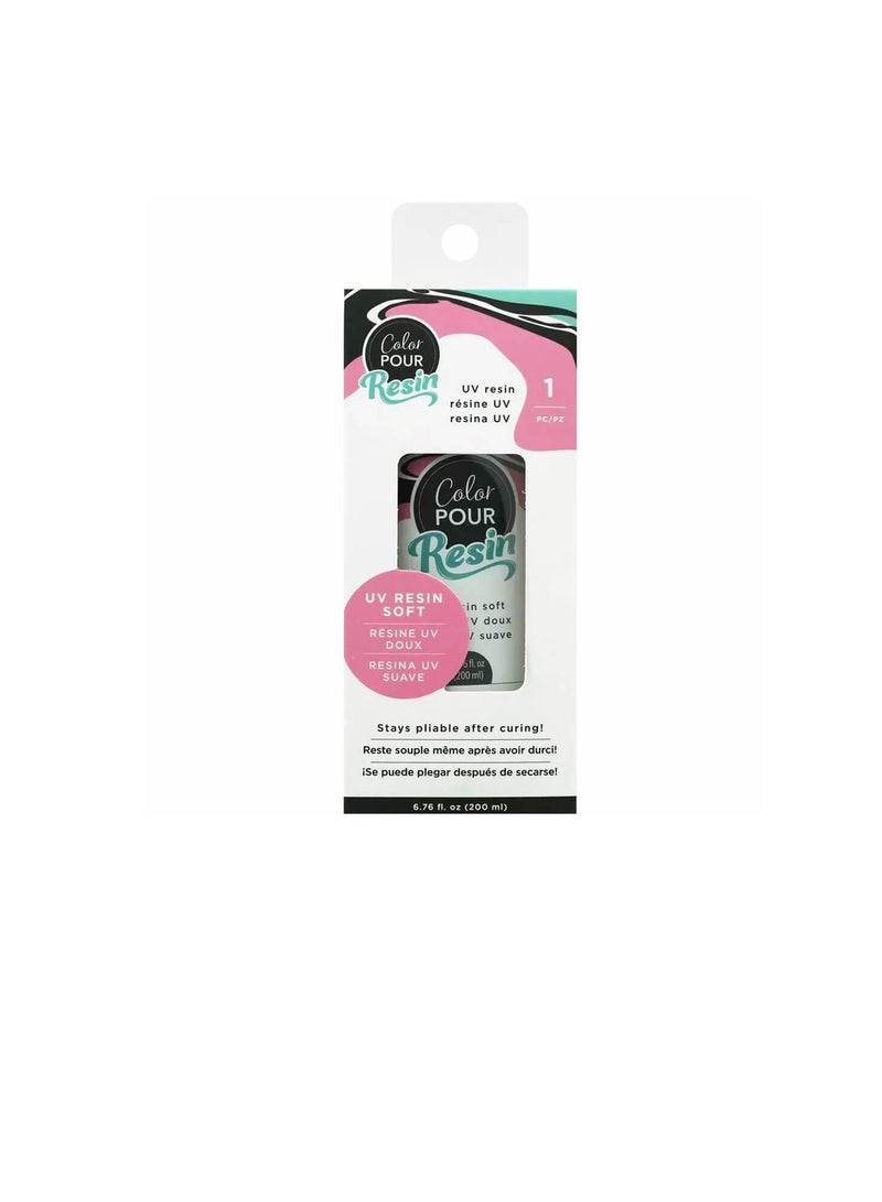 لون صب الراتنج الأشعة فوق البنفسجية لينة 6.76oz - Image 1