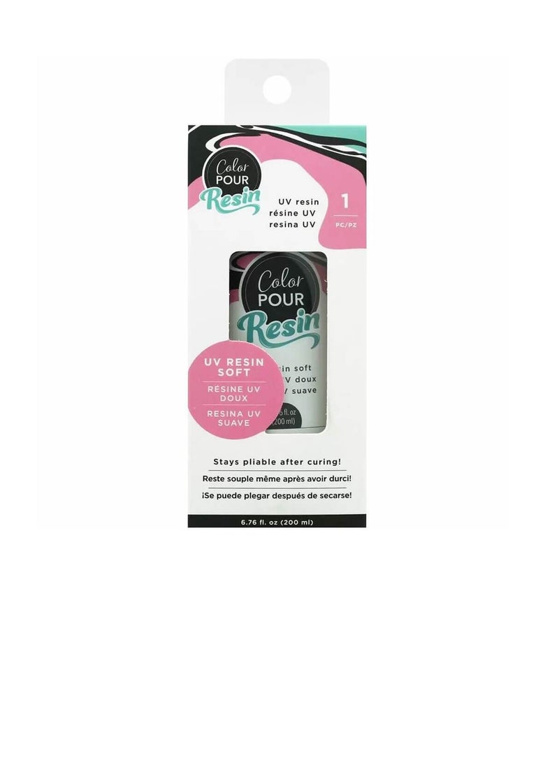 لون صب الراتنج الأشعة فوق البنفسجية لينة 6.76oz - Image 2