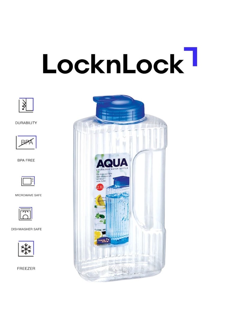 LOCK & LOCK LocknLock 2.1L Water Bottle – Slim Profile Easy Grip Design for Active Lifestyles  - Image 1
