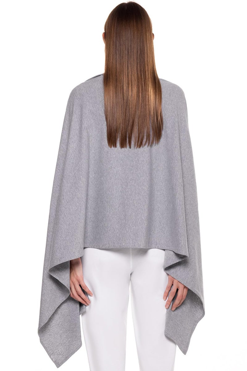 Coolibar Beach Shawl - UPF 50+ Sun Protection - Sanibel in Grey Heather - Image 2