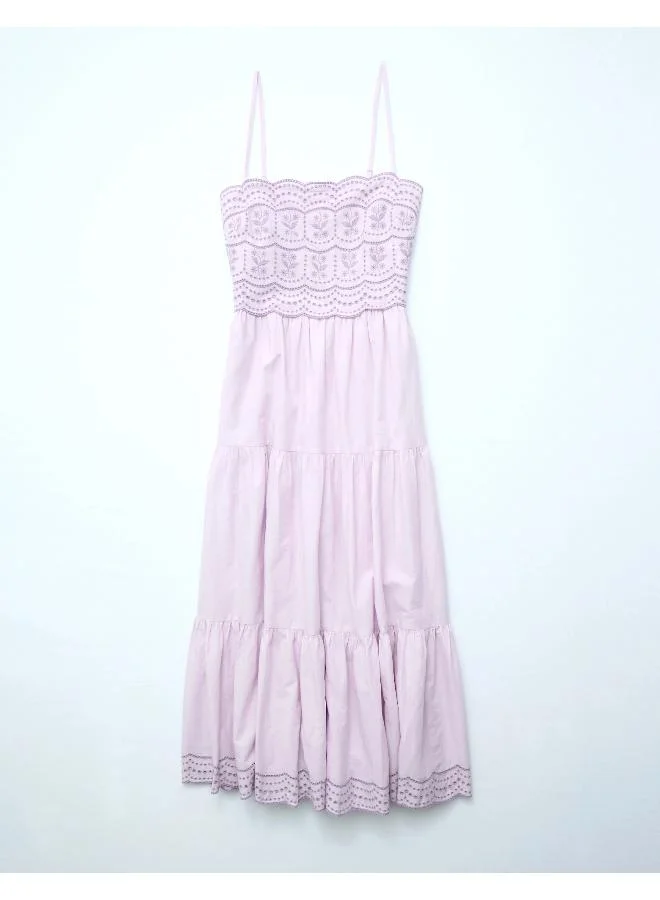 burgundy midi dresses FARM Rio Burgundy Cut-Out Flowers Sleeveless Midi Dress, Burgundy / XS
