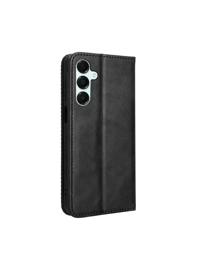 S-TOP Case For Samsung Galaxy A16 5G Magnetic Buckle Retro Texture Leather Phone Case - Image 3