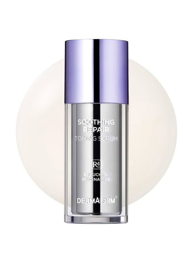 Dermafirm [DERMAFIRM] Soothing Repair Toning Serum R4 | Bakuchiol Face Serum w/Niacinamide & Peptides | Calming and Correcting Facial Serum for All Skin Types | No Animal Trials No Parabens 1.01 fl oz - Image 1