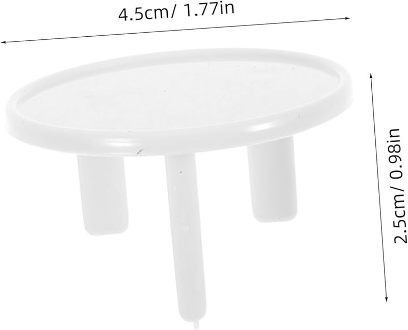 أغطية منافذ الكهرباء المقاومة للأطفال 20 قطعة واقيات أمان للأطفال للمقابس الأمريكية باللون الأبيض - Image 3