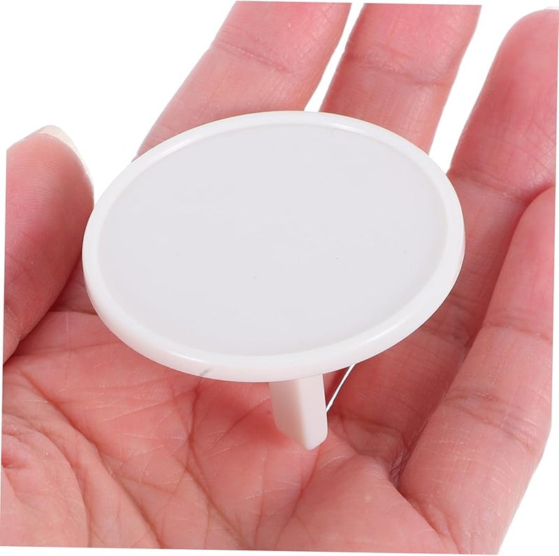 أغطية منافذ الكهرباء المقاومة للأطفال 20 قطعة واقيات أمان للأطفال للمقابس الأمريكية باللون الأبيض - Image 5