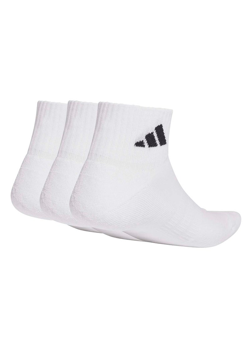 Adidas Cushioned Sportswear Ankle Socks 3 Pair Pack - Image 2