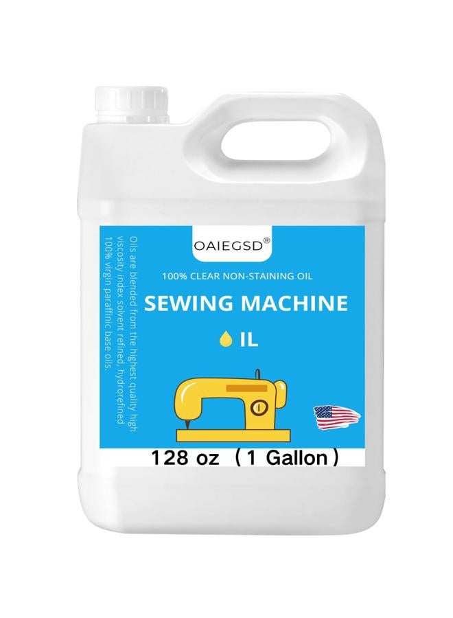 OAIEGSD 128 oz Fine Light Sewing Machine Oil and Lubricant, Commercial & Industrial Mineral Sewing Machine Oil for Lubricating Moving Parts of Textile Machinery, by OAIEGSD - Image 1