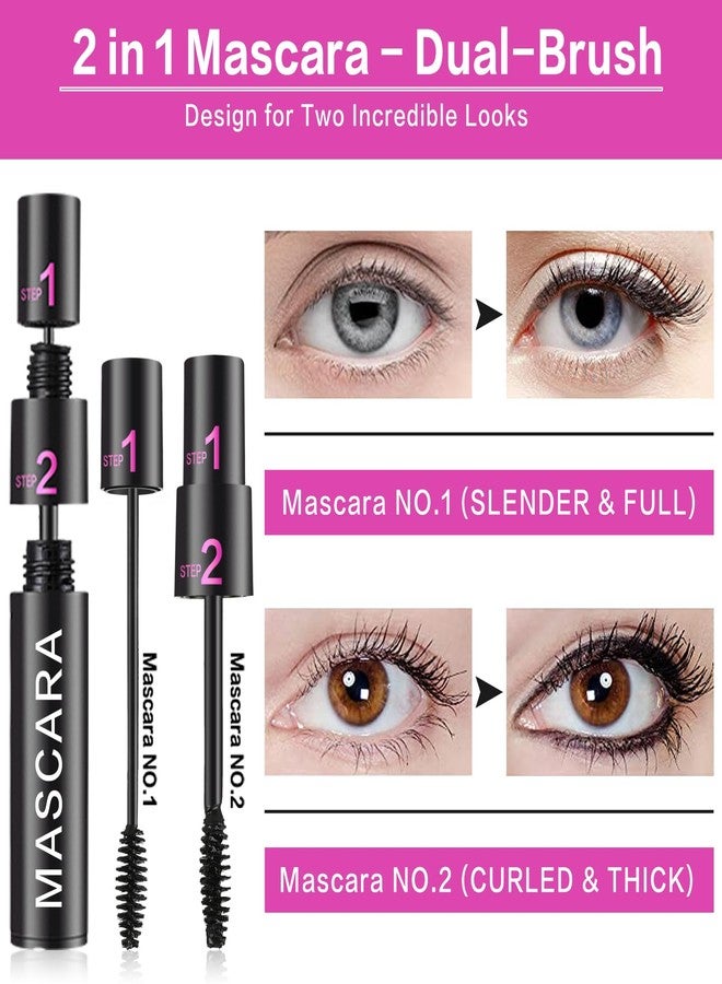MARBUROLY Brand Full Makeup Kit - 12 Eyeshadows, 8 Blushes, 3 Lipsticks, Mascara, Eyeliner, Brow Pencil, Foundation, Sponge, Makeup Bag & Brushes - Image 5