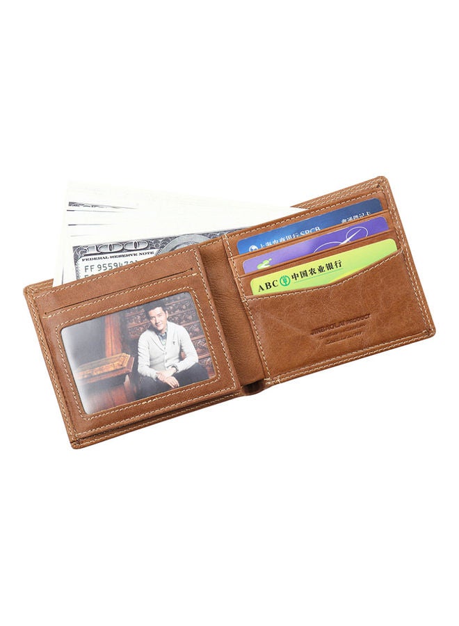 Leather Wallet Brown  - Image 4