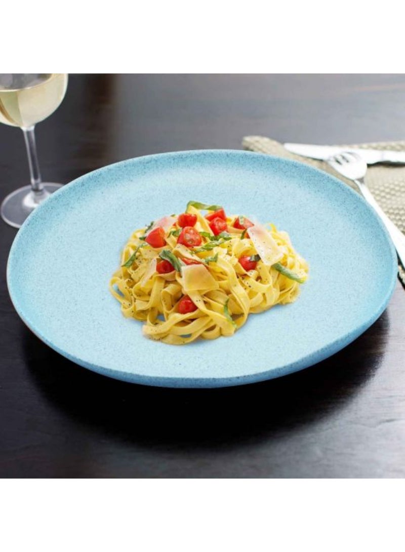 Melamine Dinner Plate Blue Speckle