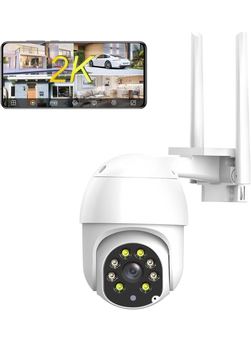 JORTAN JT-8270QJ 2K Smart Wi-Fi PTZ Outdoor Security Camera with Full Color Night Vision, IP66 - Image 3