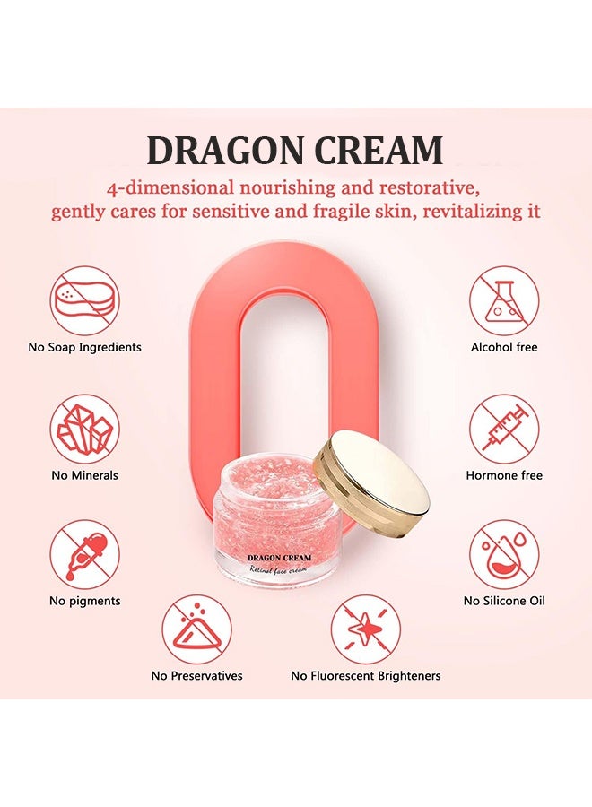 EELHOE Dragons  Cream, Retinol Placenta Dragon  Face Cream, Firm Anti Wrinkle Cream for Women, Moisturizer Nourishing Rejuvenating Cream 50g - Image 3