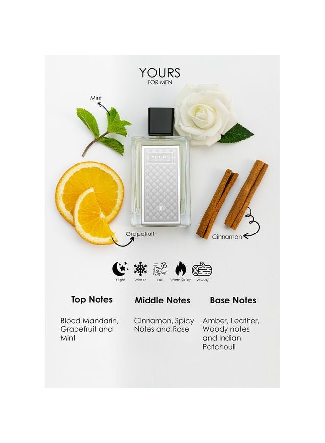 Pause Perfumes Yours Eau De Parfum For Men - 75 ML - Image 2